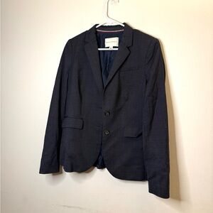 Banana Republic Women's Navy Wool Blazer Jacket Size 10